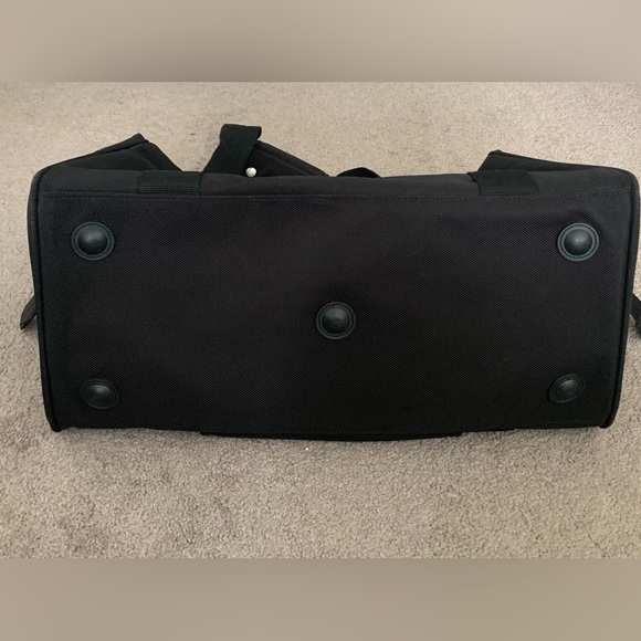 Ralph Lauren black canvas travel gym sport bag luggage size 20x13x10” - Picture 7 of 8